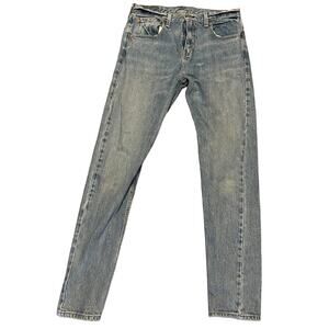 Levis 512 Blue Slim Tapered Jeans Size 30 X 32